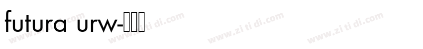 futura urw字体转换